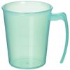 Komori Resin Tableware Cup, Stacking Cup with Handle, Green, 10.1 fl oz (300 ml), Stackable with Handle, Made in Japan