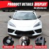 Black Front Bumper Trailer Ring Eye Towing Tow Hook Screw For Corvette C8