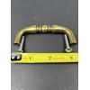 Belwith Solid Antique Brass Drawer Pulls Handle Cabinet 3" Center With Screws