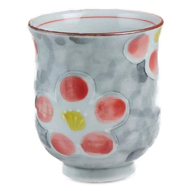 CtoC ARITA 942344 Tea Cup, Multi Diameter 2.7 x 3.1 inches (6.9 x 7.8 cm), 7.8 fl oz (200 cc), Small Tea Cup, Noichijin Plum, Made in Japan