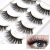 3D False Mink Eyelashes Natural Long Thick Makeup Full Volume Fake Lashes 5 Pair