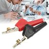 Non-Stripping Test Clips with Needle, PVC Cupronickel, 25mm Opening, Electrical Clamps