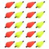 Create idea 20pcs Float Foam Fly Fishing Float Strike Indicator Water Drop Bobber Indicators Accessory Fluorescent Yellow and Orange Red