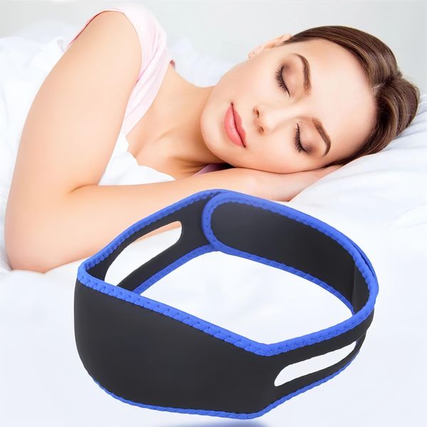 Blisstaar Anti Snoring Chin Strap: Effective Comfortable Anti Snoring Devices, Adjustable and Breathable Chin Strap-Keep Mouth Closed for Men and Women Enhanced Night Comfortable Sleep