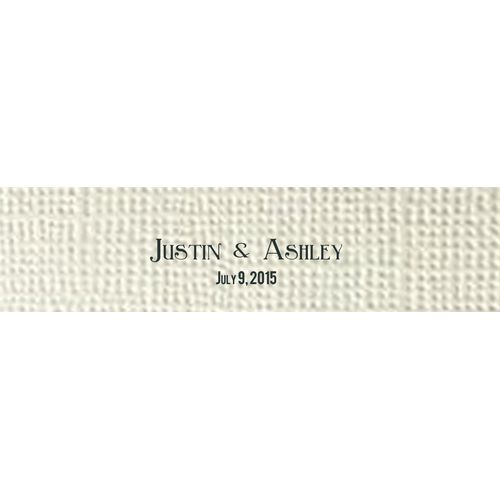 100 Textured White background Wedding Anniversary Engagement Party Water Bottle Labels 8"x2"