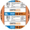 Cerrowire 147-1802BR 50-Feet 10/2 NM-B Solid with Ground Wire, Orange