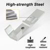 2 PCS Deck Plate Hold Down Clamps, Deck Plate Fixing Mounting Clips Compatibl...