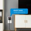 DEWENWILS 3 Pack Grounded Port Power Adapter Plug Outlet Switch On/Off Switch 