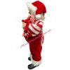 Kitchen Santa Peppermint Candy, Gingerbread House 10" Christmas Table Decor New