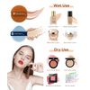 12 Pcs Powder Puff Reusable Makeup Sponges with Strap for Loose Powder Body Eyes Cosmetic Foundation Wet Dry Makeup Tool, Purple-Blue-Brown Genpar (12pcs)