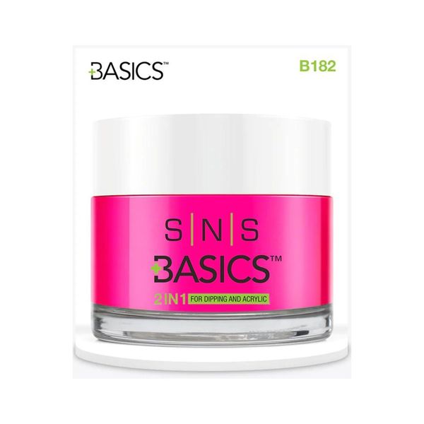 SNS Basics 1+1 Acrylic & Dip Powder - B182