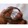 Four Pack Brown Tweed Slub Thin Fingering Lace Weight Yarn