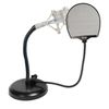 Samson MD5 Gooseneck Podcast Podcasting Mic Stand+Shockmount+Pop Filter