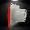 100mm Red Bathroom Extractor Fan with Timer, 4-Inch, Environment-Friendly, Wall or Ceiling Mounted Ventilation for Moisture Control
