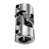 1" DD x 1" DD Chrome Steering Universal Joint Single U Joint Shaft