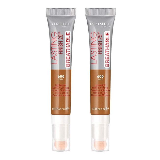 Moist Moisture Rimmel Lasting Finish Breathable Concealer Dark 0.23fl oz 2ea