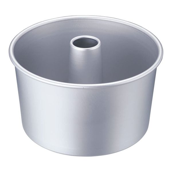 Endoshoji TKG Aluminum Aluminum Aluminum Anodized Aluminum Cake Mold, Bottom Removal, Material: Aluminum, Color: Silver, Inner Diameter x Depth: 9.4 x 4.2 inches (240 x 107 mm), Bottom Inner Diameter: