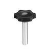 uxcell Clamping Handle Screw Knobs Handle Star Knob M8 x 40mm Male Thread
