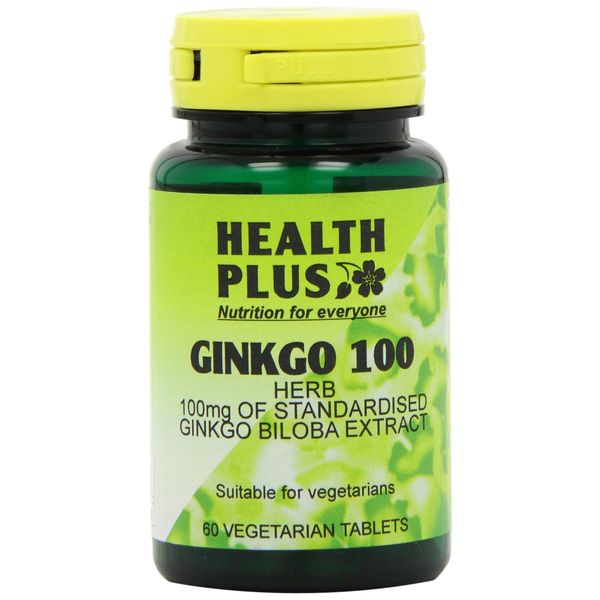 Health Plus Ginkgo 100 Memory Plant Supplement - 60 Tablets