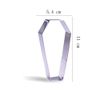 11 cm Coffin Cookie Cutter - Stainless Steel