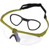 NUPROL Battle Pro Eye Protective Airsoft Glasses; Olive; Lens Insert Type; Clear