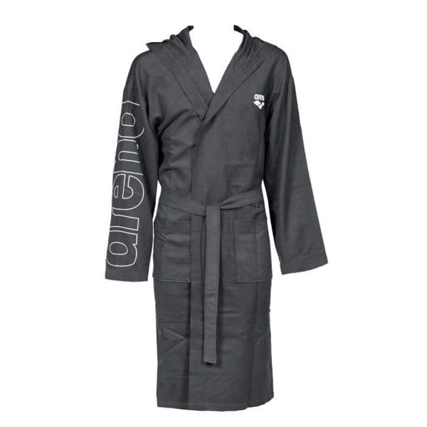 Arena Herren Zeal Plus Bademantel, Grey-White