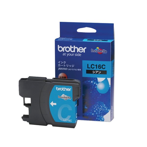 Brother Genuine Ink Cartridge Black High-Capacity lc16bk Parent , cyan