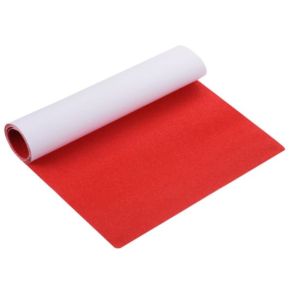 PATIKIL Grip Tape Sheet Grip Sheet Deck Protection Sticker Anti-Slip Waterproof High Traction Grind Sandpaper Grip for Skateboard Scooter Longboard Red