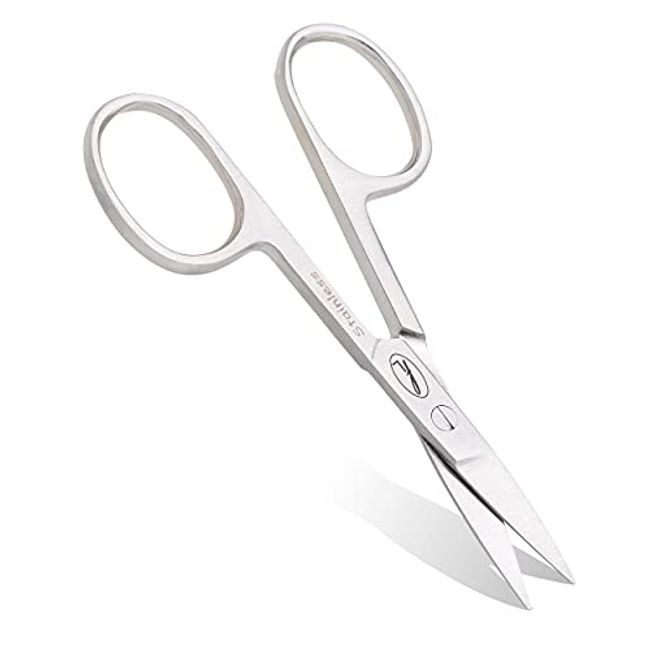 Silver Manicure Scissors, 3.5