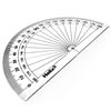 Helix 10cm 180 Degree Clear Protractor H01010