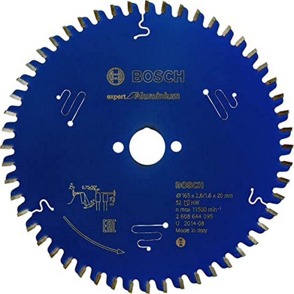 Bosch 2608644095 165 mm Circular Saw Blade for Aluminium