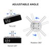 XINLEI Universal Projector Ceiling Mount Low Profile Projector Mount w/Retractable Arms and Multiple Adjustment Function PR14W