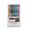 Edding 2185 Crystal Jelly Gel Roller Metallic Gel Pen, 7 Pieces