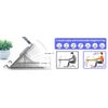 Ergonomic Adjustable Notebook/Laptop Stand, 7 Levels of Height, Universal