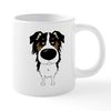 CafePress 3 Blkaussiemug 20 oz Ceramic Coffee Mega Mug
