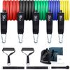 Letsfit Resistance Bands Set Exercise Bands with Handles Training Tubes JSD04-5P