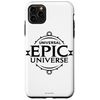 Universal Epic Universe Minimalist Logo Black Case for iPhone 11 Pro Max