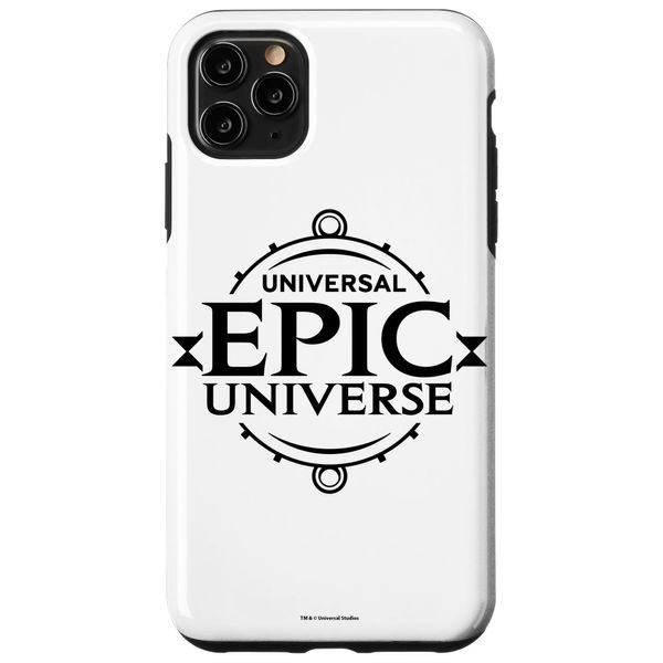 Universal Epic Universe Minimalist Logo Black Case for iPhone 11 Pro Max