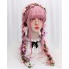 Harajuku Patson, Full Wig, Mixed Color, Loose Wave, Lolita Style, Colorful, Gradient, Cute, 27.6 inches (70 cm), love pink, Free Size
