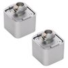 Litecraft Track Light Adapter for Single Circuit Mains Fitting - (Silver, Pack of 2)