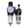 Mini Air Regulator Control Unit Twin Filter and lubricator Water Trap  1/4" NPT