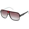 Carrera 33 Rectangular Sunglasses, BKCRWHBKW