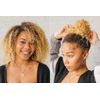 Burlybands Large Hair Ties for Thick, Heavy or Curly Hair - Non-Slip, Non-Damage, Seamless Women's Ponytail Scrunchies - Black, 3 Pcs
