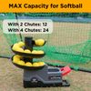 Furlihong Ball Tracks Only for 691BH Baseball & Softball Machine, 1 Pair
