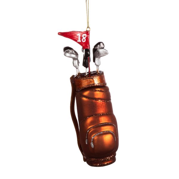 Sass & Belle Golf Clubs Shaped Bauble