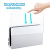 Custom Faceplate Cover for Nintendo Switch OLED Charging Dock, Anti-Scratch Switch OLED Dock Cover Clear Hard PC Replacement Shell for Switch OLED Charging Dock, Transparent
