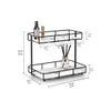 Acliys Bathroom Countertop Perfume, Makeup & Cosmetics Marble Ceramic Organizer