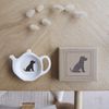 Chocolate Cocker Spaniel Teabag Dish