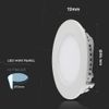 LED Recessed Ceiling Panel Round Recessed Lighting White 3 Watt Light 3000K Warm White Premium Range